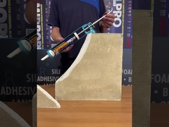 ۵۹۰ میلی لیتر آب بندی سیلیکون اسیدی برای غیر قابل اشتعال و ≤۱ میلی متر در پروژه های ساختمانی