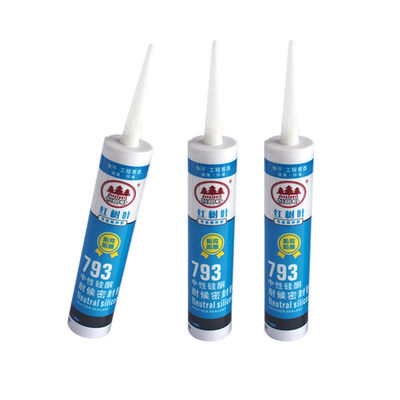 قیمت خوب استفاده از نماهای ساختمان سیلیکون خنثی با خمیر صاف و MSDS بدون حباب و ذرات آنلاین