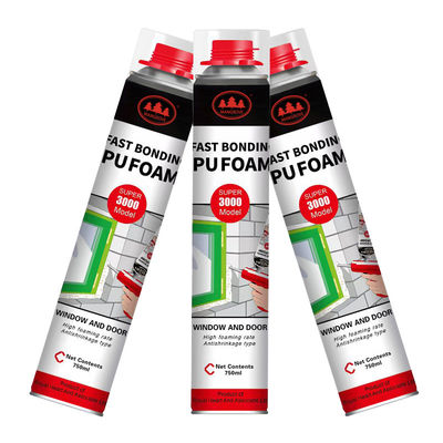 قیمت خوب ضد انقباض انعطاف پذیر ضدعفونی کننده فوم پلی اورتان 750 میلی لیتر برای مقاومت حرارتی و انعطاف پذیری فوق العاده آنلاین