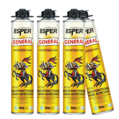 قیمت خوب آبپاشي از فوم پلی اورتان 750 میلی لیتر خشک شدن سریع درب های آلومینیومی سخت آنلاین