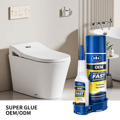 قیمت خوب Large Manufacturer Fast Adhesive Bonding Wood Metal Leather Plastic400ml Activator and 100g Cynacrylate Instant Adhesive آنلاین