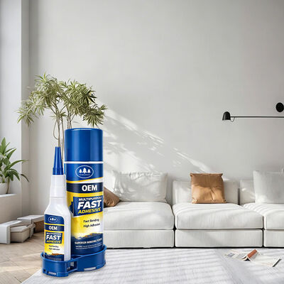 قیمت خوب Oem Factory Super Glue Cyanoacrylate Adhesive 400ml and 100g Spray Activator Two-component Instant Glue آنلاین