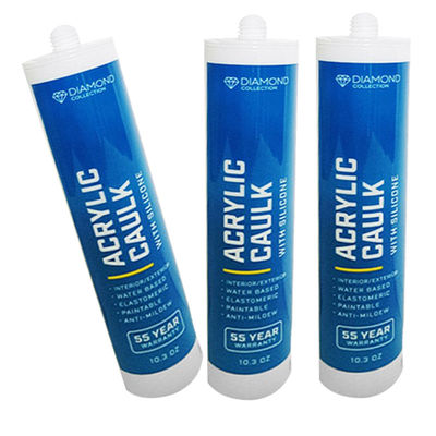 300ML رنگ مخلوط سیلیکونیزه آکریلیک مهر و موم انواع ساختمان ضد آب