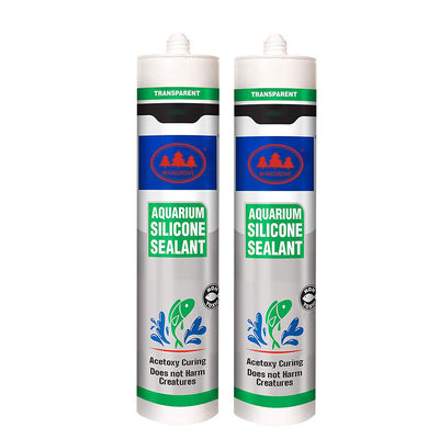 قیمت خوب Acetoxy Curing Powful غیر مضر به موجودات مهر و موم شفاف آکواریوم Tunk Glass Sealant آنلاین