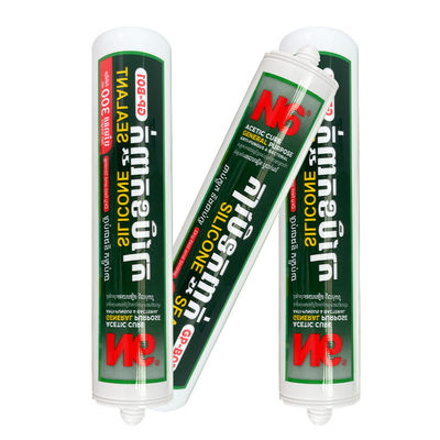 Clear White Waterproof Window Glass Bathroom Kitchen Acid Silicone Sealant