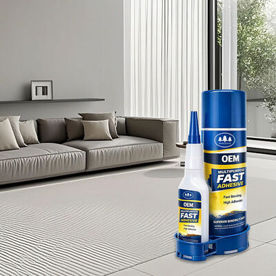 قیمت خوب فابریکه برق OEM AB Super Glue با فعال کننده Fast Spay چسب و Cyanoacrylate چسب چوب سریع آنلاین