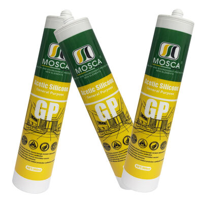 خشک کردن سریع سفید GP اسید سیلیکون چسب حمام پنجره آشپزخانه